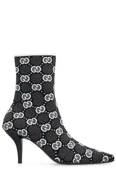 Gucci | Gucci GG Knit Ankle Boots