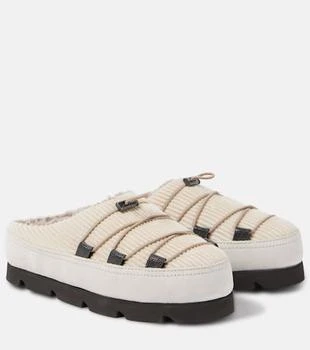 Brunello Cucinelli | Chunky shearling-lined slippers
