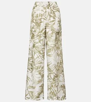 Brunello Cucinelli | Silk wide-leg pants