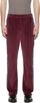 Burgundy Narrow Track Pants