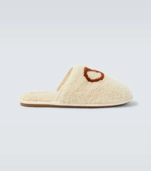 Valentino | VLogo shearling slippers