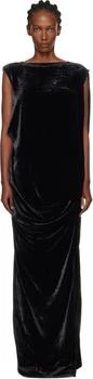 Rick Owens | Black Concordians Nouveau Maxi Dress