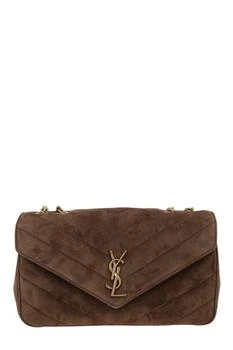 Yves Saint Laurent | Saint Laurent Loulou Logo Plaque Medium Shoulder Bag
