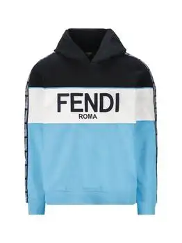 Fendi | Fendi Logo Embroidered Hoodie