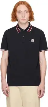 Moncler | Navy Two-Button Polo