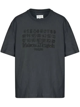 MAISON MARGIELA | Maison Margiela Numbers-Motif Crewneck T-Shirt