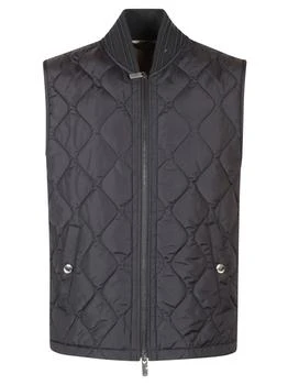 Burberry | Burberry Quilted Zip-Up Gilet