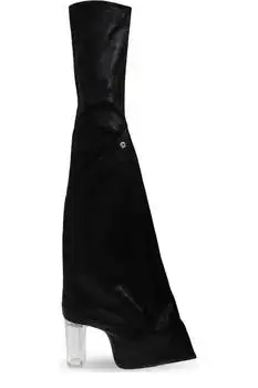 Rick Owens | Rick Owens Clear-Heel Pointed Toe Boots