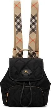 Burberry | Black Mini Horseshoe Backpack​