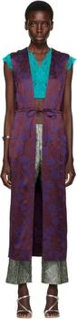 Dries Van Noten | Burgundy Drawstring Vest