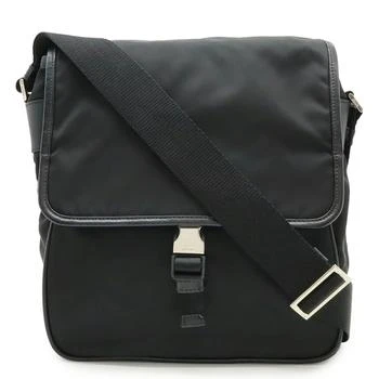 Prada | Nylon Leather Shoulder Bag (Pre-Owned)