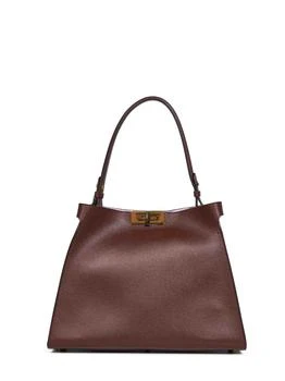 Fendi | FENDI | Dark brown and violet Fendi Way Medium handbag | Women | PZ