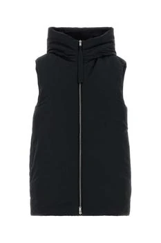 Jil Sander | Jil Sander Hooded Zip-Front Padded Vest