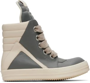 Rick Owens | Gray Concordians Jumbolace Geobasket Sneakers