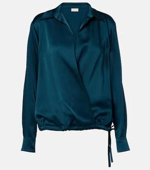 Dries Van Noten | Satin wrap top