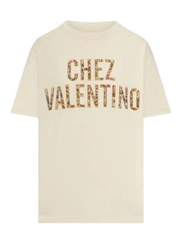 Valentino | Valentino Logo Embroidered Crewneck T-Shirt