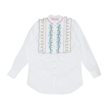 Valentino | Valentino Floral Patterned Ruffled Shirt