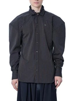 Vivienne Westwood Wide-Sleeved Pinstriped Shirt