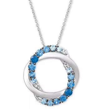 Le Vian | Blueberry Layer Cake Blueberry Sapphires (1 ct. t.w.) 
Vanilla Sapphires (1/10 ct. t.w.) 20" Pendant Necklace in 14k White Gold