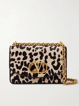 Valentino | Vain Leopard-print Calf Hair Shoulder Bag - Leopard print