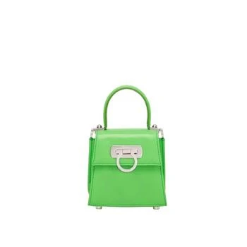 Salvatore Ferragamo | Ladies Green Micro Iconic Top Handle Bag
