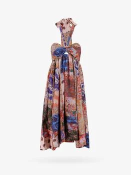 Zimmermann | Silk dress with patch paisley print