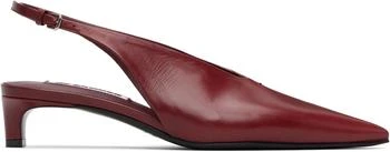 Jil Sander | Red Slingback Heels