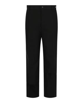 Salvatore Ferragamo Flared Cotton Chino Trousers