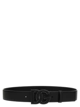 Dolce
Gabbana | Dolce
Gabbana Logo Plaque Buckle Belt