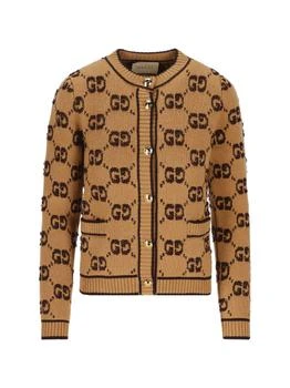 Gucci | Gucci GG Jacquard Button-Up Cardigan