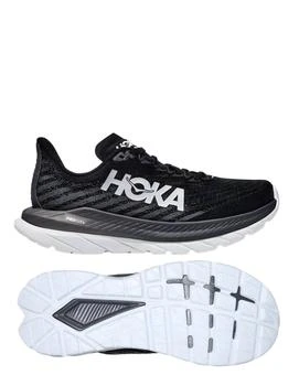 Hoka Women's Mach 5 Running Shoes - B/medium Width In Black/castlerock