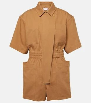 Max Mara | Angora cotton drill playsuit