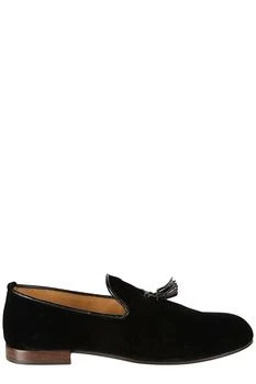 Tom Ford | Tom Ford Tassel-Detail Almond-Toe Velvet Loafers