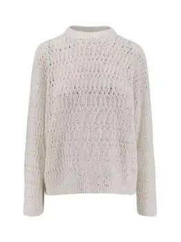 Brunello Cucinelli | Brunello Cucinelli Crochet Crewneck Jumper