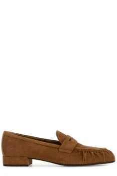 Prada | Prada Gathered Penny Loafers