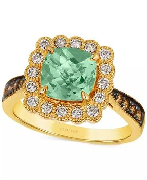 Le Vian | Mint Julep Quartz (2-1/5 ct. t.w.) & Diamond (1/2 ct. t.w.) Halo Ring in 14k Gold
