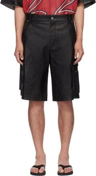 AMIRI | Black MA Leather Carpenter Shorts