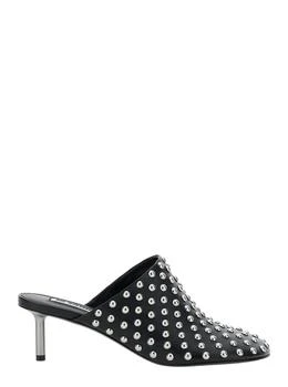 Jil Sander | Jil Sander Stud Embellished Round Toe Mules