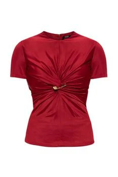 Versace | Versace Medusa Safety Pin Short-Sleeved Top