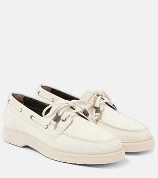 Brunello Cucinelli | Suede boat shoes