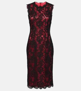 Dolce
Gabbana | Cotton-blend lace midi dress