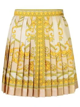 Versace | Versace Barocco Printed Pleated Skirt
