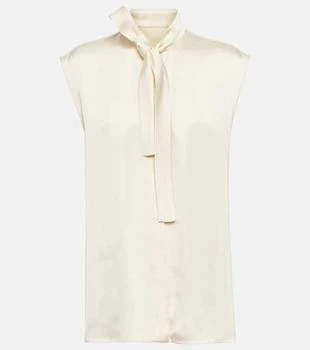Jil Sander | Satin sleeveless blouse