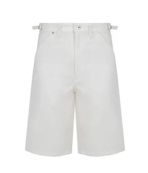 Jil Sander | Jil Sander + Logo Embroidered Denim Shorts