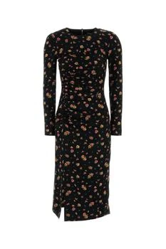 Dolce & Gabbana | Dolce & Gabbana Allover Floral Printed Midi Dress
