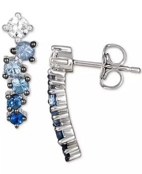 Le Vian | Denim Ombré (5/8 ct. t.w.) 
White Sapphire (1/5 ct. t.w.) Stud Earrings in 14k White Gold