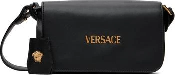 Versace | Black Versace Tag Nappa Mini Bag