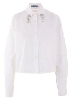 Prada | Prada Embellished Button-Up Shirt