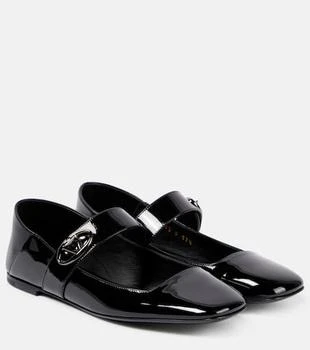 Valentino | VLogo Locker patent leather Mary Jane flats