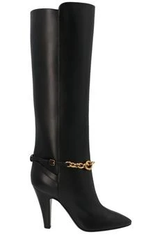 Yves Saint Laurent | Saint Laurent Le Mailon Chain-Detailed Boots
